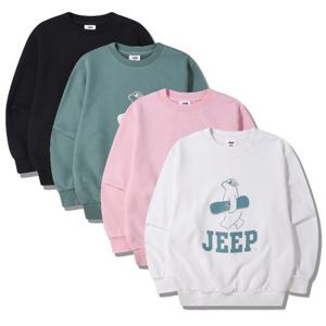 [JEEPKIDS(지프키즈)] 보드곰 맨투맨 KQ3TSU890BK