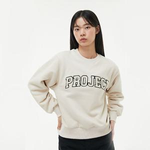 [랩][made by LAP] 부클 레터링 기모 맨투맨 AP4CTA63