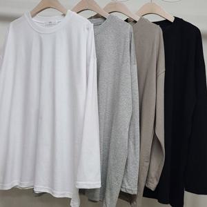 [아이우먼]빅사이즈티 V193L509 기본템라운드넥티셔츠 NS