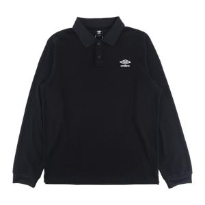 엄브로 카라 긴팔 티셔츠 UQ321CTL91BLK