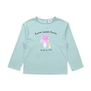 [래핑차일드]보트넥 그래픽 티셔츠_GN (83A4933171)
