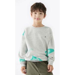 [타미힐피거칠드런] 올 오버 프린트 스웨트 셔츠 T42F6KKO410BT1