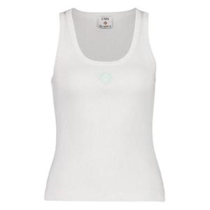 카사블랑카 반팔 티셔츠 WPF25JTS03902 BRIGHT WHITE
