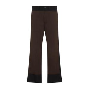 마르니 스트레이트 팬츠 PUMU0281QUTW839 00N99 BLACK