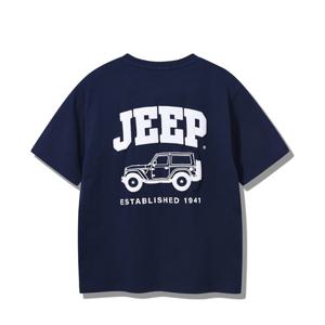 JEEP 남녀공용 자동차 발포프린트 반팔티 JQ2TSU110NA