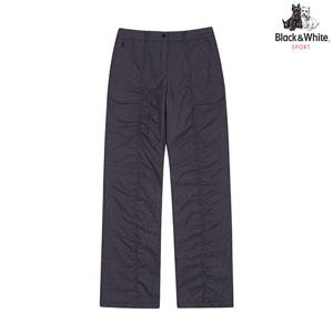 [블랙앤화이트]여성 셔링 절개 패딩 팬츠 5105LBWN_NAVY