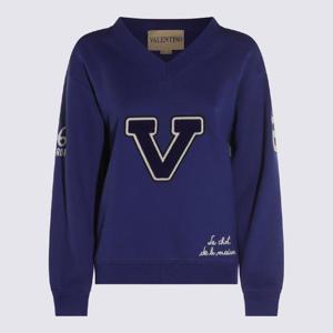 발렌티노   맨투맨 FW25 7B3MF24V9KYAF9 5696606 BLUAVORIO