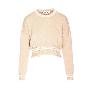 마르니   니트 FW25 GCMD0276Q2UFC65200W35 5675479 Beige