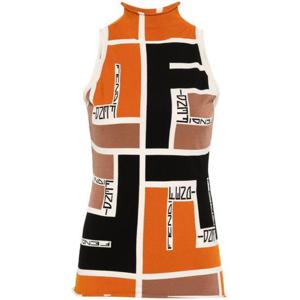 펜디 반팔 티셔츠 FZXB84 ARV2F1NZQ Orange