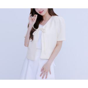 [로엠]리본 조직감 자켓(2colors)_RMJKE25RT2