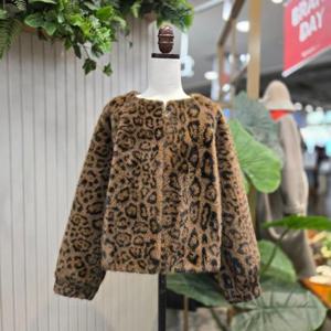 스테파니 HC05 호피페이크퍼자켓JK A24JK4429HK11
