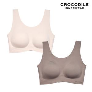 [크로커다일] 감탄브라 소프트 나일론모달 패드일체형 U넥 브라2종 소프트오트 모카무스 CDWBR5O1316