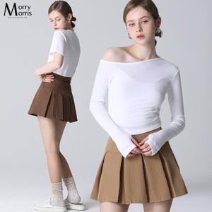 [더블유쇼핑][모리모리스(Morry Morris)] 로엔 주름 스커트_1608