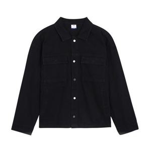 [지이크][F/W 시즌] 아웃포켓 데님 셔츠형 자켓 블랙 (PFBAH5007)