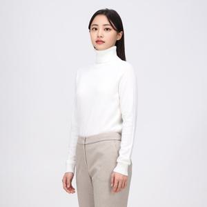 [케네스 레이디]심플 스판 목폴라 풀오버 (EKPOOK10)