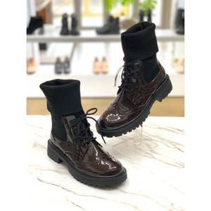 [앙세르]페이턴트 시보리 3.5cm 플랫워커 ANF23BA368