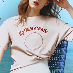 [메트로시티]La Vita E Bella T-shirt M243CT0912P