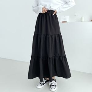 [나야홍]데이삼단캉캉롱스커트 408R199S 빅사이즈 여성의류