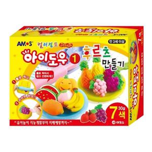 아모스 아이도우1 7색후르츠만들기 클레이/30g (1개) 부품 소모품 자재 파츠
