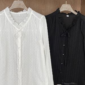 [나야홍]시스루레이스블라우스 407S481S 빅사이즈 여성의류