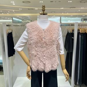 [밸리걸] 브이넥 페이크 퍼 베스트 609630