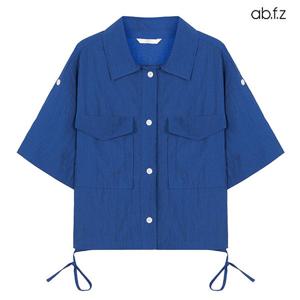 [ab.f.z] 카라 빅포켓 반팔 블라우스 (AFX3QB31A)