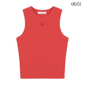 [ab.f.z] 골지 자수 크롭 나시 탑 (AFY2QK43A)