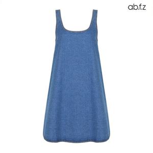 [ab.f.z] 데님 슬리브리스 코튼 원피스 (AFX3QO33A)