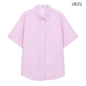 [ab.f.z] 카라 루즈핏 코튼 반팔 셔츠 (AFY2ZB38A)