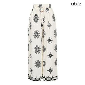 [ab.f.z] 에스닉 패턴 썸머 밴딩 팬츠 (AFZ3MP31A)