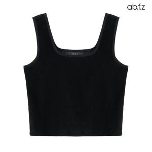 [ab.f.z] 스퀘어 넥 크롭 슬리브리스 (AFX4QK31A)