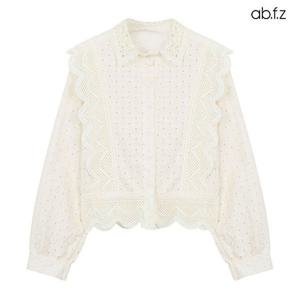 [ab.f.z] 로맨틱 레이스 러플 블라우스 (AFZ3MB38A)