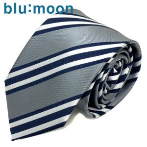 [blumoon] 블루문넥타이 - 더블라인 그레이 7cm