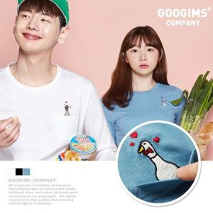 [구김스] 1171_ 보타이 덕 포켓 7부 티셔츠