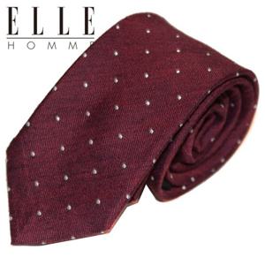 [엘르옴므][ELLE HOMME] 엘르옴므 실크넥타이 - 브라질 와인 7cm