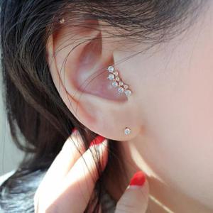 [STUDIO JEWEL]14k 벨라 티아라 왕관 큐빅 피어싱