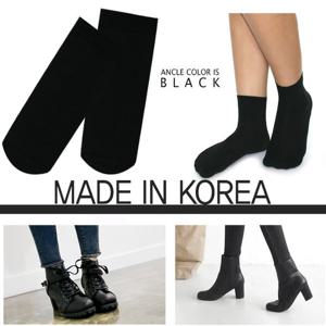 [제이코튼]여자 앵글삭스 고탄력 두꺼운 발목스타킹 양말10족