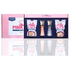 히말라야 핑크솔트 소금 4p 스텐 그라인더 선물세트