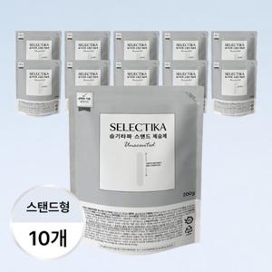 셀렉티카 [체험특가] 습기타파 스탠드형 제습제 무향 200g 10개 옷장제습제 습기제거제 고순도 염화칼슘