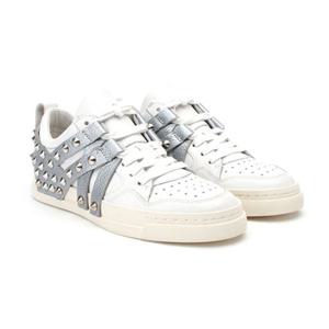 [마션틴트(잡화)][아쉬]ASH 여성 스니커즈 EXTRA White Antic Silver 화이트/실버
