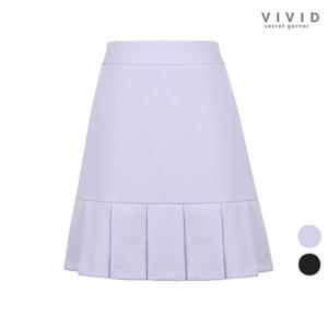 [비비드시크릿가너]VIVID 심플 주름장식 골프치마바지