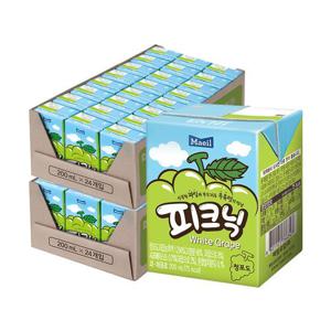 [매일유업]피크닉 청포도 200ml 48팩