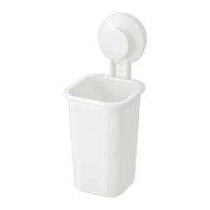 이케아 티스켄 흡착식칫솔꽂이 화이트 18cm