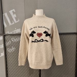 [르니앤맥코이(여성)]반목프린트니트 MM01KN5057FJY