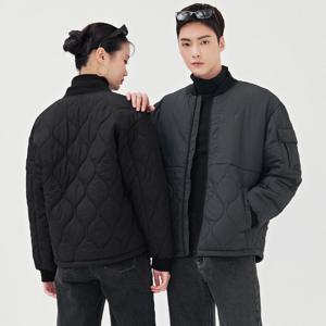 공용 퀄팅 믹스 항공 점퍼-BFRU4112C0C