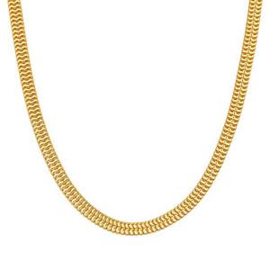 [한국금다이아몬드] 여자 순금 목걸이 폭스 체인 줄 24K 37.5g 18K장식