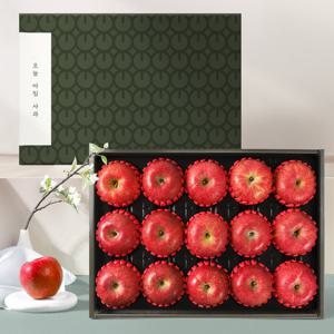 오늘아침 명품 사과선물세트 2호 5kg(15과)