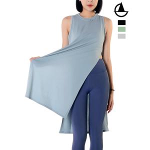 GREENWITCH_ 옆트임 롱나시 커버업 필라테스 요가복 sr1058