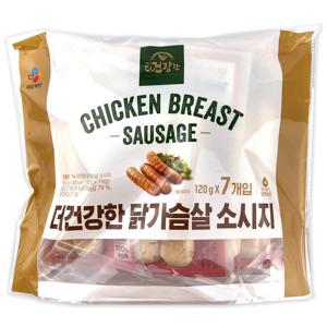 코스트코 CJ 더건강한 국산 닭가슴살 소시지 840g (120g x 7개)