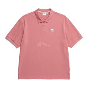 내셔널지오그래픽 N232UPL910 베어 와펜 피케 반팔 티셔츠 PEACH